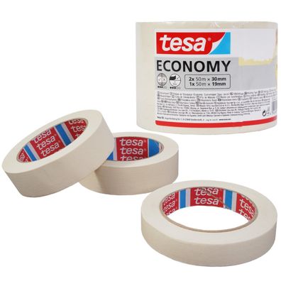 Maler Kreppband Promo-Pack 2x 50mx30mm 1x 50xx19mm