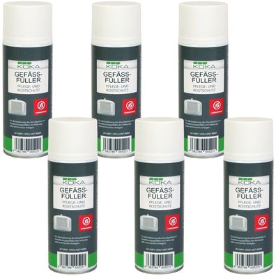 6x Gefäßfüller Unbrennbar 400ml