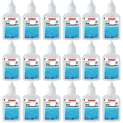 18x HändeDesinfektionsMittel 50ml Dosierflasche