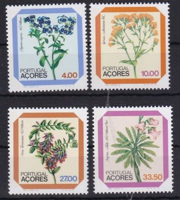 Portugal-Azoren 1982 postfrisch MiNr, 349-352 Blumen