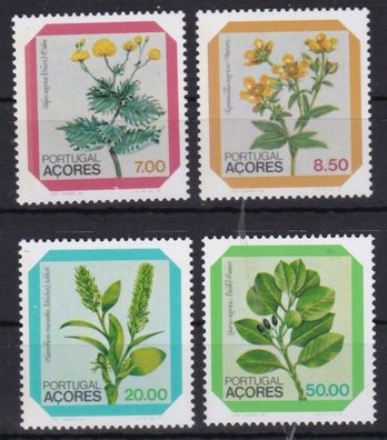 Portugal-Azoren 1981 postfrisch MiNr, 345-348 Blumen