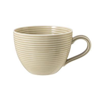 Kaffeeobertasse 0,26 l mit Relief - Seltmann Weiden Beat Sandbeige