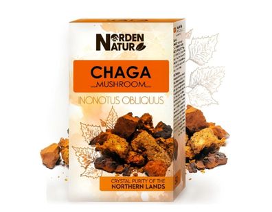 Birkenporling Chaga Schiefer Schillerporling Norden Natur Tschaga 50 g