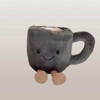 NEU 10cm JellyCat Kaffeetasse Weich Gefullte Spielzeuge DE