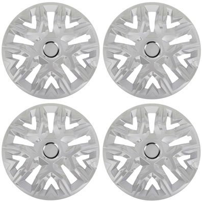 Universal Radkappen 14´´ NRM Perfecto silber lackiert 4 Stück