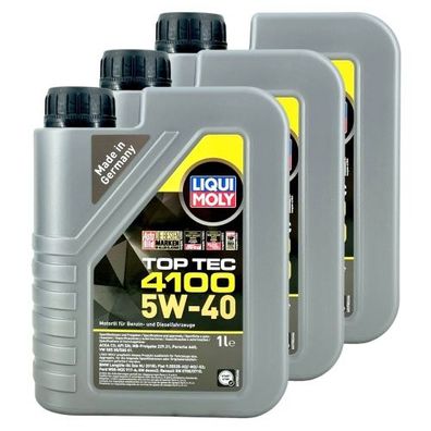 Liqui Moly Top Tec 4100 5W-40 3x1 Liter