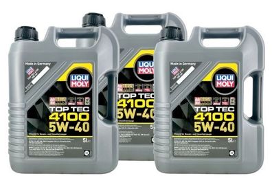Liqui Moly Top Tec 4100 5W-40 3x5 Liter