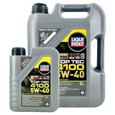 Liqui Moly Top Tec 4100 5W-40 5 + 1 Liter