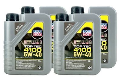 Liqui Moly Top Tec 4100 5W-40 4x1 Liter