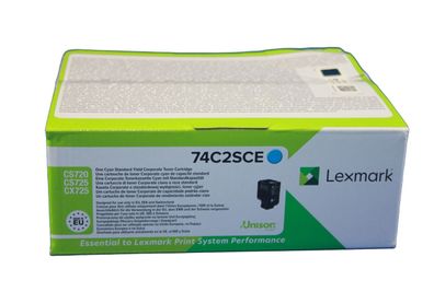 Lexmark 74C2SCE Toner Cyan -B