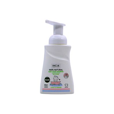 INCIA Natürliches Baby Schaumshampoo für Haut & Haar – 100?% Natürlich & sanft