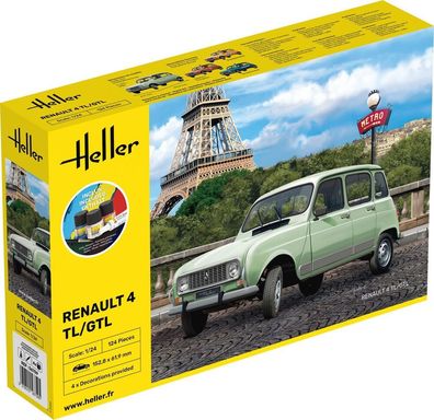 Heller 1:24 56759 Starter KIT Renault 4TL/GTL
