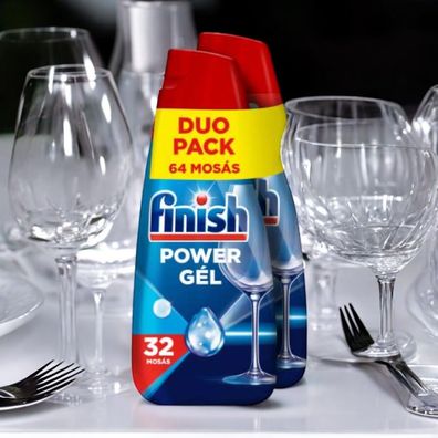 2 x Finish Power Gel Geschirrspülgel (2x650ml)