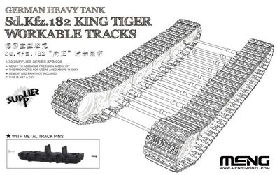 MENG-Model 1:35 SPS-038 German Heavy Tank Sd. Kfz.182 King Tiger Workable Tracks