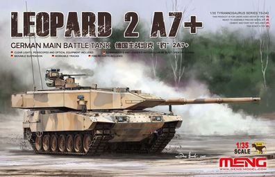 MENG-Model 1:35 TS-042 German Main Battle Tank Leopard 2A7+ - NEU