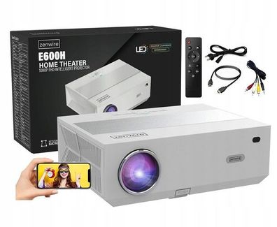 Projektor Projektor Android 9.0 SMART TV Full HD 4K 13500lm 5000:1 Zenwire e600h