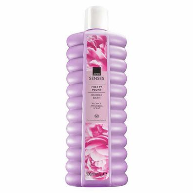 AVON senses Bubble Bath Pretty Peony Pfingstrose & Magnolie Schaumbad 500ml