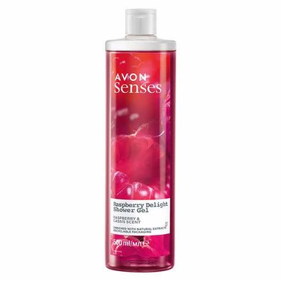 AVON Senses Raspberry Delight Duschgel 500 ml