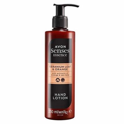 AVON senses Essence Geranienblatt & Orange Handlotion