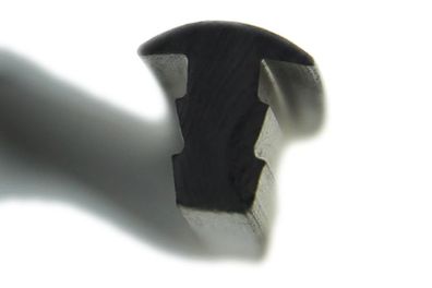 ESTP13 - EPDM Vollgummi Zargenprofil, Einsteckprofil, Pilzprofil, ontainergummi