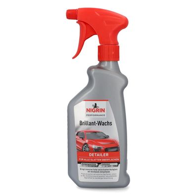 Nigrin Performance Brillant-Wachs TURBO Detailer für alle Lacke Kunststoffe Glas