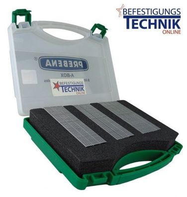 Prebena A-Box 9000 Heftklammern Sortiment Type A 80/16 1XR-A16 1GP-A16 Typ 80