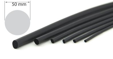 RS50 - Rundschnur 50 mm Rundschnüre EPDM Gummi Moosgummi