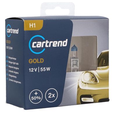 2x H1 12V 55W Xenon White Gold-Serie in Box