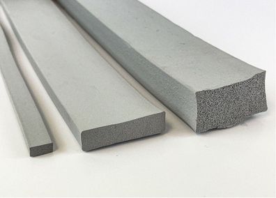 VKP3x10-NBR-MG - 10 Meter - Moosgummi Rechteckprofil NBR Vierkantprofil 3x10 mm