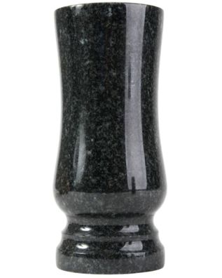 Grab-Vase aus Granit Impala mit Abflussloch