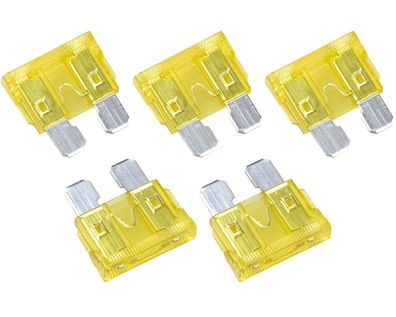 5x Flach-Sicherung 20A