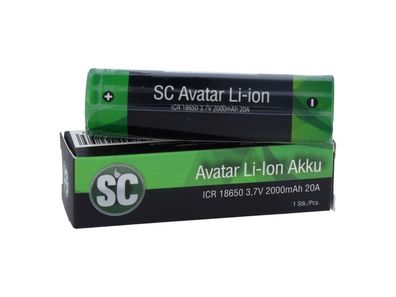SC 18650er Akku 2000 mAh - 3,7 V