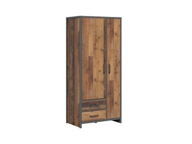 SchiebetürenschrankWeston - Kleiderschrank - Schrank - Kiefer Dekor