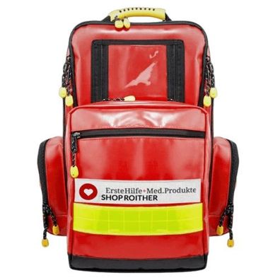HERZmed® Notfallrucksack Large Red Plane mit Nachfüllset Typ 2