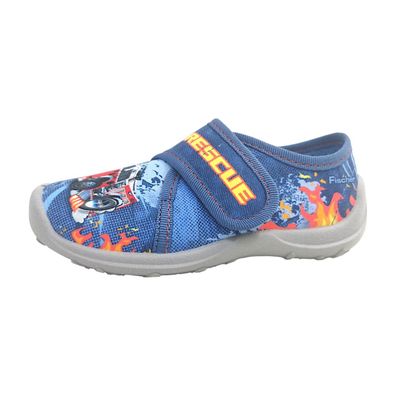 Fischer Markenschuhe Boogy / Feuerwehr 552338 Blau blau/bunt 559