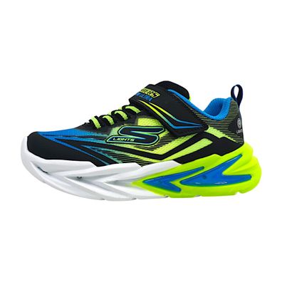 Skechers S Lights Flex-Glow Ultra 400139L/BBLM Schwarz black/blue-lime BBLM
