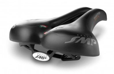 Sattel Selle SMP Martin Touring Med. Gel schwarz, Unisex, 255x218mm, 655g
