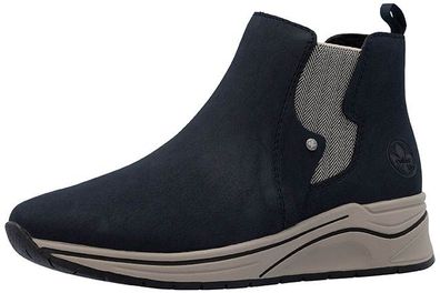 Rieker N9561-14 Blau pazifik/leinen