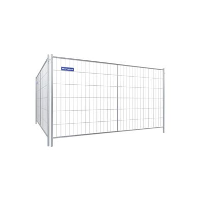 Schake Mobilzaun Profi Element mit Haken und Ösen 3,5x2m