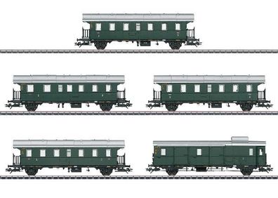 Maerklin 43141 Donnerbüchsen-Set DB 5-teilig Ep.3a Inne Spur H0