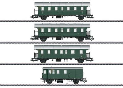 Maerklin 43146 Personenwagen-Set mit Steuerwagen DB III Spur H0