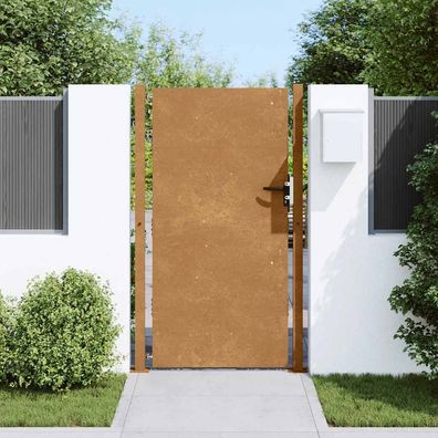 vidaXL Gartentor 105x180 cm Cortenstahl