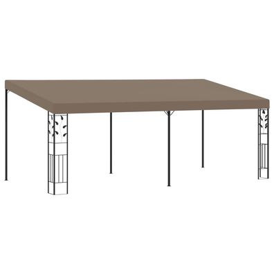 vidaXL Wand-Pavillon 6x3x2,5 m Taupe