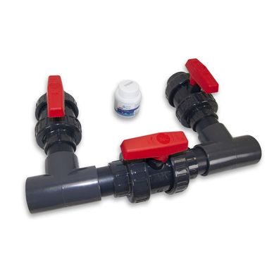 Bypass-Set für Wärmepumpen/Dosieranlagen | Ø 50 mm Klebemuffe -unverklebt