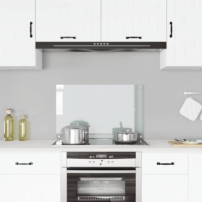 vidaXL Küchenrückwand Transparent 80×50 cm Hartglas