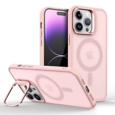 MagSafe Handyhülle mit Ständer für iPhone 11-16 Pro/Pro Max - Stoßfest, Mattes Design