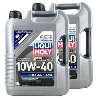 Liqui Moly MoS2 Leichtlauf 10W-40 2x5 Liter