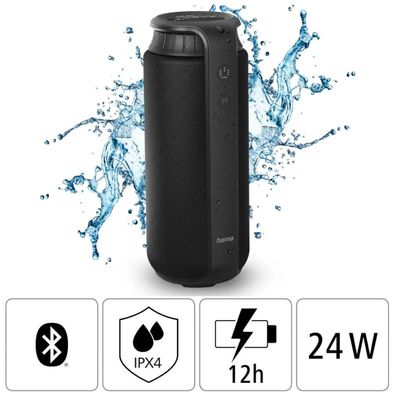 Pipe 2.0 Bluetooth Lautsprecher 24W Schwarz