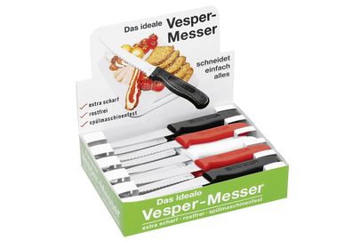 RÖR Vespermesser- / Frühstücksmesser 2fach sortiert 112144