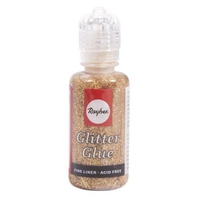 Rayher Glitter Glue 20ml Gold 33842620